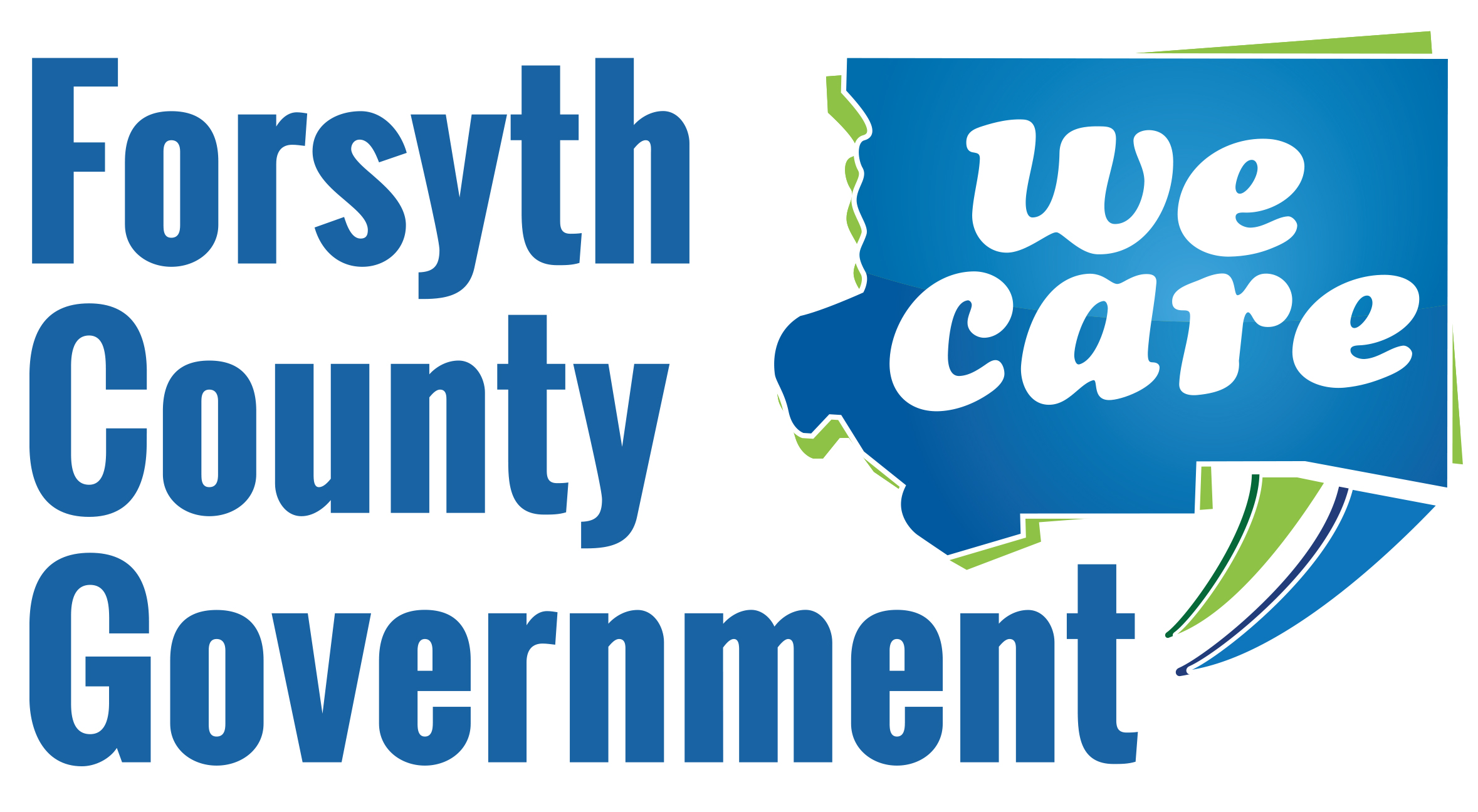 Forsyth County Government: We Care Logo
